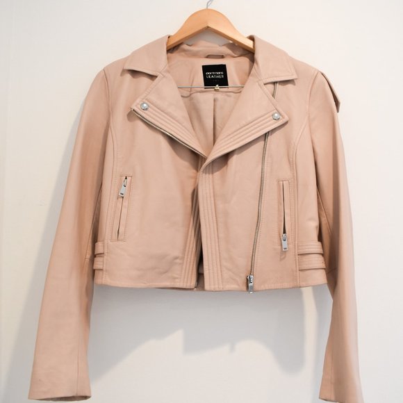 Portmans Jackets & Coats Portmans Leather Signature Bottle Nude